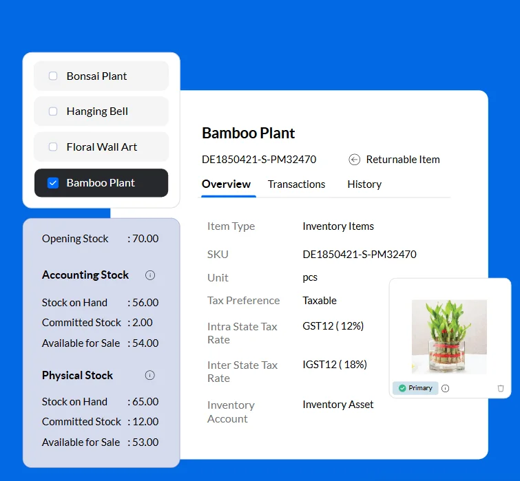 Zoho POS Inventory Overview